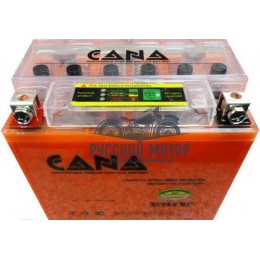 Аккумулятор CANA гелевый 12v/10hr YTX12-BS - orange (180EN, iGel, 152х88х131, 2,5кг, +) 6, тест