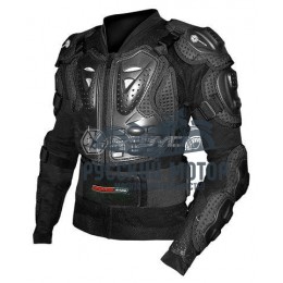 Куртка защитная (черепаха) AM02 черная (XХL) Scoyco без логотипа