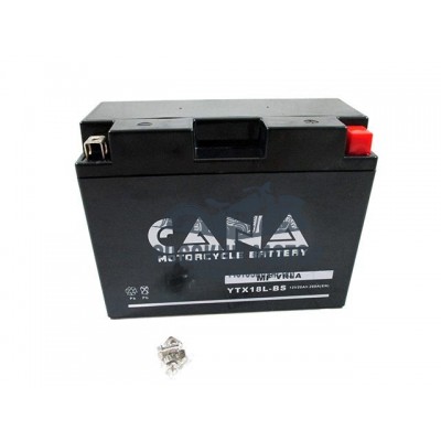 Аккумулятор CANA 12v/20hr YTX18L-BS (260EN, VRLA, 205*90*159, 7,2кг, -) 4