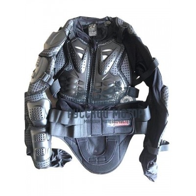 Куртка защитная (черепаха) AM02 черная (XL) Scoyco THUNDER WOLF